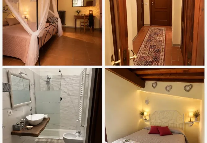Suite Family: combination of the Violet and Madame rooms with patio